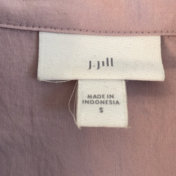 J. Jill lilac collared shirt S - Picture 2 of 6